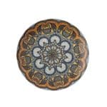BY ORDER ARTHUR KRUPP PORCELAIN MANDALA FLAT PLATE 20CM