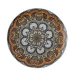 BY ORDER ARTHUR KRUPP PORCELAIN MANDALA FLAT PLATE 27.5CM
