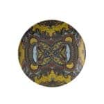 BY ORDER ARTHUR KRUPP PORCELAIN MANDALA FLAT PLATE 20CM