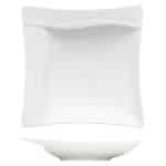 PLEASURE PLATE DEEP W/H RIM SQUARE 23CM BAUSCHER GERMANY