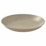 COUNTRY HOUSE PLATE DEEP COUP STRUCTURE 26CM SAND BAUSCHER GERMANY