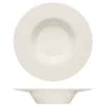 PURITY NOBLE PORCELAIN DEEP PLATE WITH RIM 29X5.5CM BAUSCHER
