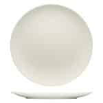 PURITY NOBLE PORCELAIN COUP PLATE FLAT 24CM BAUSCHER