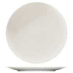 PURITY NOBLE PORCELAIN REFLECTIONS PLATE ROUND COUPE RELIEF 31CM BAUSCHER GERMANY