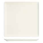 PURITY NOBLE PORCELAIN SQUARE FLAT PLATE 20X20CM BAUSCHER GERMANY