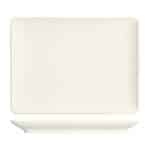 PURITY NOBLE PORCELAIN RECTANGULAR FLAT PLATE 20X15CM BAUSCHER