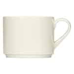 PURITY NOBLE PORCELAIN CUP 22CL STACKABLE BAUSCHER GERMANY