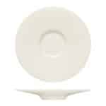 PURITY NOBLE PORCELAIN SAUCER 14CM BAUSCHER GERMANY