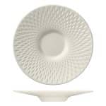 PURITY NOBLE PORCELAIN REFLECTIONS SAUCER ROUND RELIEF 14CM BAUSCHER GERMANY