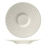PURITY NOBLE PORCELAIN REFLECTIONS SAUCER ROUND RELIEF 16CM BAUSCHER GERMANY