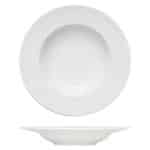 MAITRE PLATE DEEP WIDE RIM WITH STRUCTURE 28CM BAUSCHER GERMANY