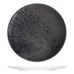 OPTIONS COUP FLAT PLATE 28CM SANDSTONE BLACK BAUSCHER