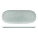 SCOPE RELIEF PLATTER OVAL COUP 46CM COLOR GLOW SEA BAUSCHER GERMANY