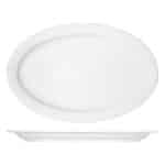 DIMENSION PLATTER OVAL WITH RIM 36CM BAUSCHER GERMANY