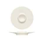BY ORDER ACCESSORIES NOBLE PORCELAIN EGG CUP FLAT WITH TRAY 13CM BAUSCHER GERMANY