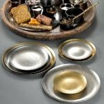 BY ORDER VINTAGE SNOW GREY PLATE COUP 23CM INOX 18-10  ESPIEL - Image 4