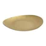 BY ORDER VINTAGE SNOW GOLD TRIANGULAR PLATE 29.2X24.2X3CM INOX 18-10  ESPIEL