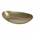 BY ORDER VINTAGE SNOW GOLD DEEP TRIANGULAR PLATE 30X20X4.8CM INOX 18-10  ESPIEL