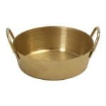 BY ORDER VINTAGE SNOW GOLD TIP TWO HANDLES PAN 12.3X3.1CM INOX 18-10  ESPIEL