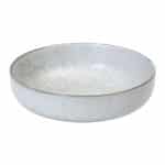 ETNA STONEWARE DEEP PLATE 22CM WHITE ESPIEL