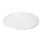 BY ORDER - SIDERS IVORY PORCELAIN FLAT PLATTER ROUND 30.5X1CM ESPIEL