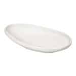 BY ORDER - SIDERS IVORY PORCELAIN PLATTER OVAL 26X17.5X4.7CM ESPIEL