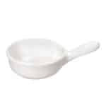 BY ORDER - SIDERS IVORY PORCELAIN SAUCE DIP WITH HANDLE 3CL ESPIEL