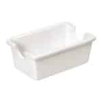 BY ORDER - SIDERS IVORY PORCELAIN SUGAR PACK POT 9.7X6.5X4.3CM ESPIEL
