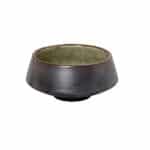 PEBBLE PORCELAIN BOWL CONIC BROWN GREEN 15X7CM ESPIEL