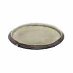 PEBBLE PORCELAIN PLATE BROWN GREEN 29X29X5CM ESPIEL