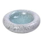 FUSION STONEWARE DEEP PLATE 16.5X5CM WHITE GREEN ESPIEL