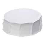 BY ORDER ICEBERG STONEWARE DOUBLE FACE BOWL 14X6.5CM WHITE ESPIEL