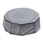 BY ORDER ICEBERG STONEWARE DOUBLE FACE BOWL 14X6.5CM GREY MAT ESPIEL