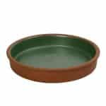 BY ORDER AIDA STONEWARE OVEN BOWL GREEN 17X4CM ESPIEL