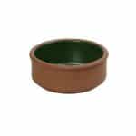 BY ORDER AIDA STONEWARE BOWL DEEP GREEN 14.5X6CM ESPIEL