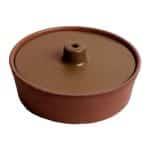 BY ORDER AIDA STONEWARE OVEN BOWL WITH LID BROWN 14.5X6CM ESPIEL