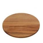 WOOD BEECH SERVING TRAY ROUND 35CM ESPIEL