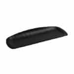 MELAMINE PLATE WAVY RECTANGULAR GONDOLA 26.5X11CM BLACK MAT ESPIEL