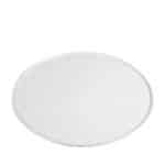 MELAMINE PLATE WAVY ROUND 35CM WHITE MAT ESPIEL