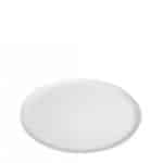 MELAMINE WAVY COUP PLATE ROUND 21CM WHITE MATT ESPIEL