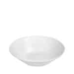 MELAMINE BOWL WAVY ROUND 27CM WHITE MAT ESPIEL