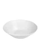 MELAMINE WAVY BOWL 34X8CM WHITE MAT ESPIEL