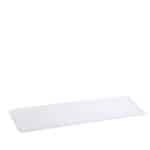 MELAMINE PLATTER WAVY 2/4 53X16.2CM WHITE MAT ESPIEL