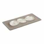 SPIRIT STONEWARE DIP PLATTER RECTANGULAR 31.8X15.8X2.2CM ESPIEL