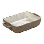 SPIRIT STONEWARE BAKER OVEN RECTANGULAR WITH HANDLES 22.8X12.8X4.7CM ESPIEL