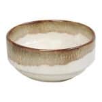 ESSENTIALS REACTIVE BOWL STACKABLE 10CM BEIGE STONEWARE ESPIEL
