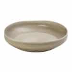 NOAH STONEWARE BEIGE DEEP PLATE 23.5X5.4CM ESPIEL