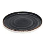 VINTAGE TERRA GREY STEP DINNER PLATE 30CM ESPIEL