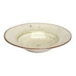 VINTAGE TERRA LIGHT GREEN DEEP RISOTTO PLATE 26CM ESPIEL