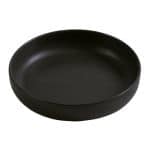 VINTAGE TERRA STEP PASTA/SALAD DEEP PLATE 24X4.5CM BLACK MATT ESPIEL